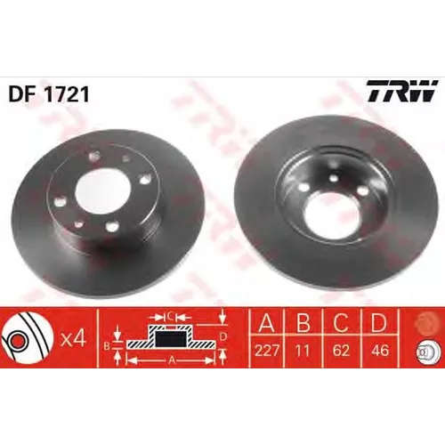 SEAT FURA Disk Fren Aynası